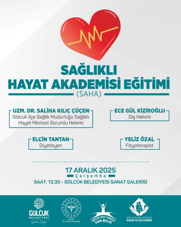 Gölcük’te Sağlıklı Yaşam İçin Saha Eğitimi!