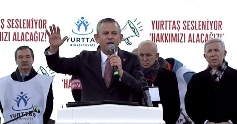 Özgür Özel: 22 bin 104 lira sefalet ücretidir