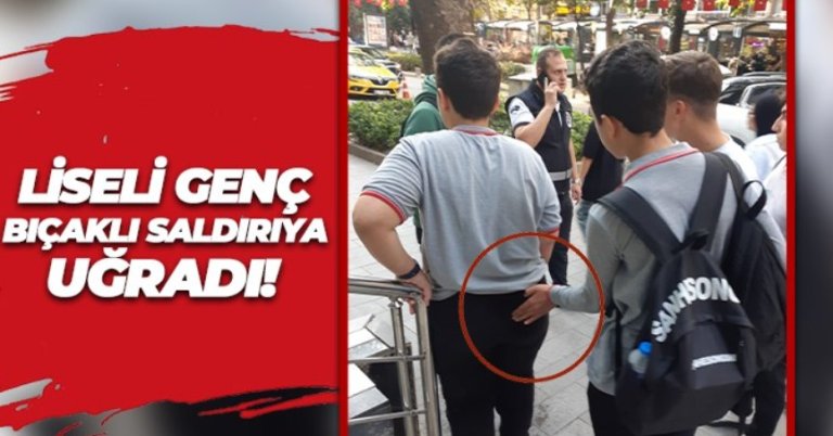 Lise öğrencisinden para isteyip bıçakladılar!
