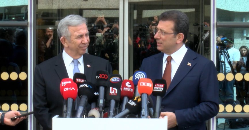 İmamoğlu’ndan Yavaş’a ziyaret: Biz aynı yolun yol arkadaşıyız