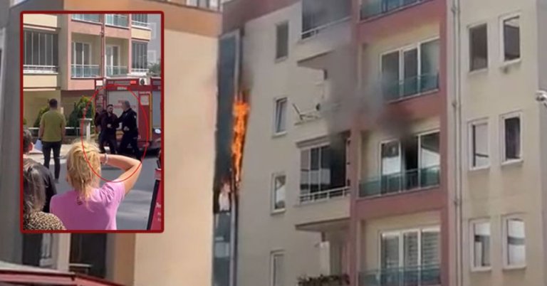 Kendi evini yaktı, yangını izlerken yakalandı