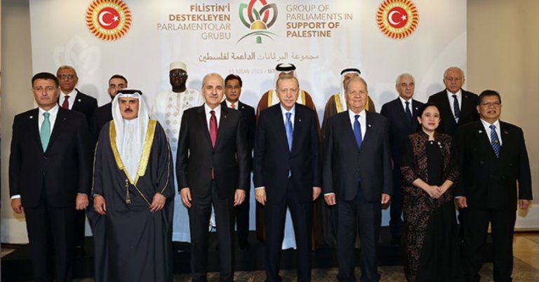 Erdoğan: Filistin’i savunmak insanlığı ve barışı savunmaktır
