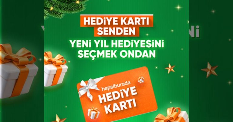 Hepsiburada’dan yılbaşı için hediye çeki imkanı   