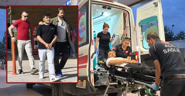 Sigara paketini düşüren arkadaşını ağır yaraladı