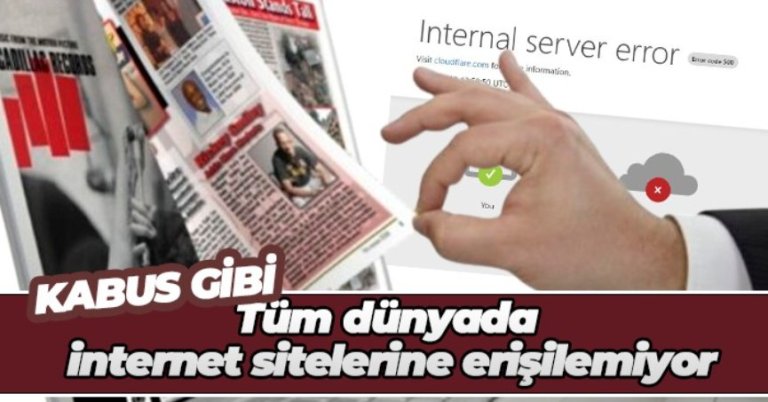 Tüm dünyada internet sitelerine erişilemiyor