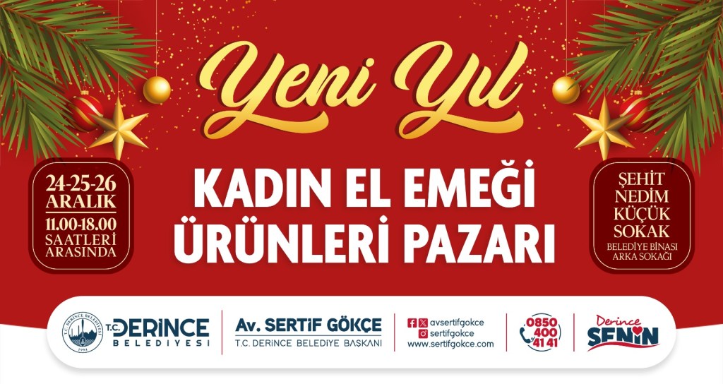 Derince’de Kadın El Emeği Ürünleri!