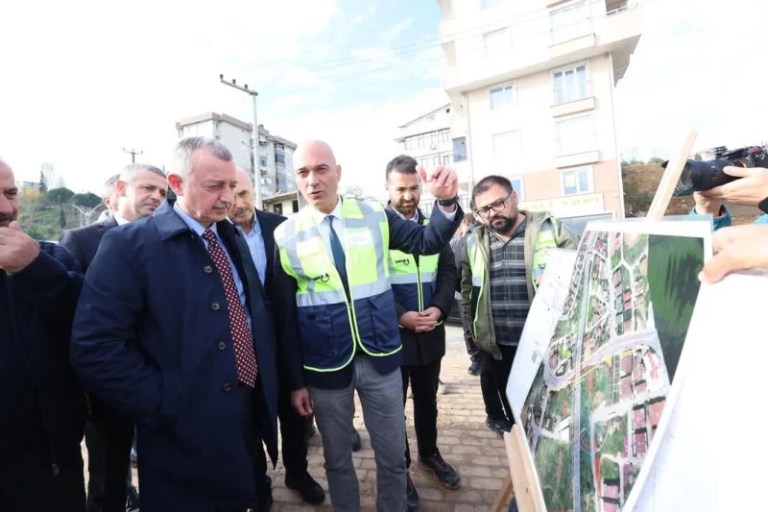 Büyükakın, Eskihisar Kavşağı’nda incelemelerde bulundu!