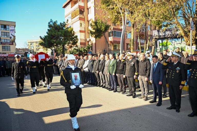 Derince’de Kıbrıs Gazisi Mehmet Akar’a Veda!