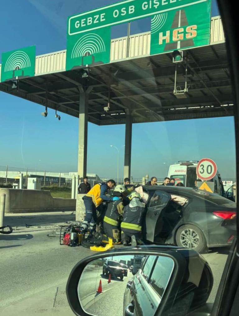 Gebze OSB Gişelerinde Kaza!