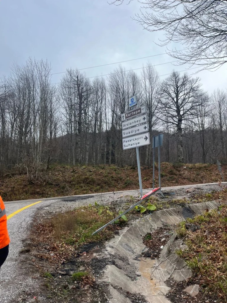 Kartepe zirve yolunda güvenli ulaşım sağlanıyor!