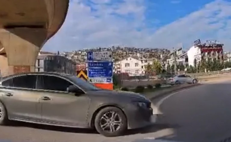 İzmit’te Ters Yöne Giren Sürücü Facianın Eşiğinden Döndü!