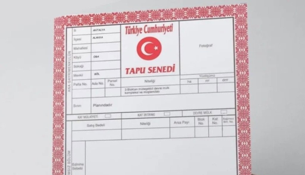 Tapuda Gerçek Bedel Dönemi Başlıyor!