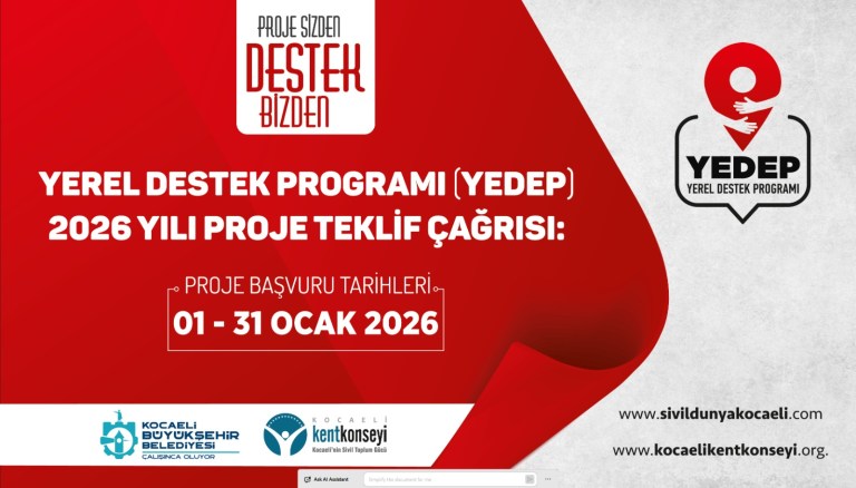 YEDEP 2026 Proje Çağrısı Kocaeli’de Duyuruldu!