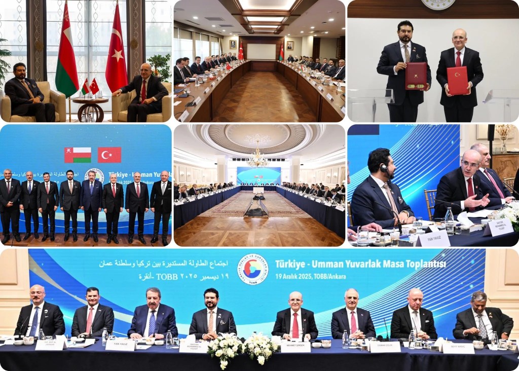 Bakan Şimşek Ummanlı Mevkidaşıyla Ankara'da Buluştu