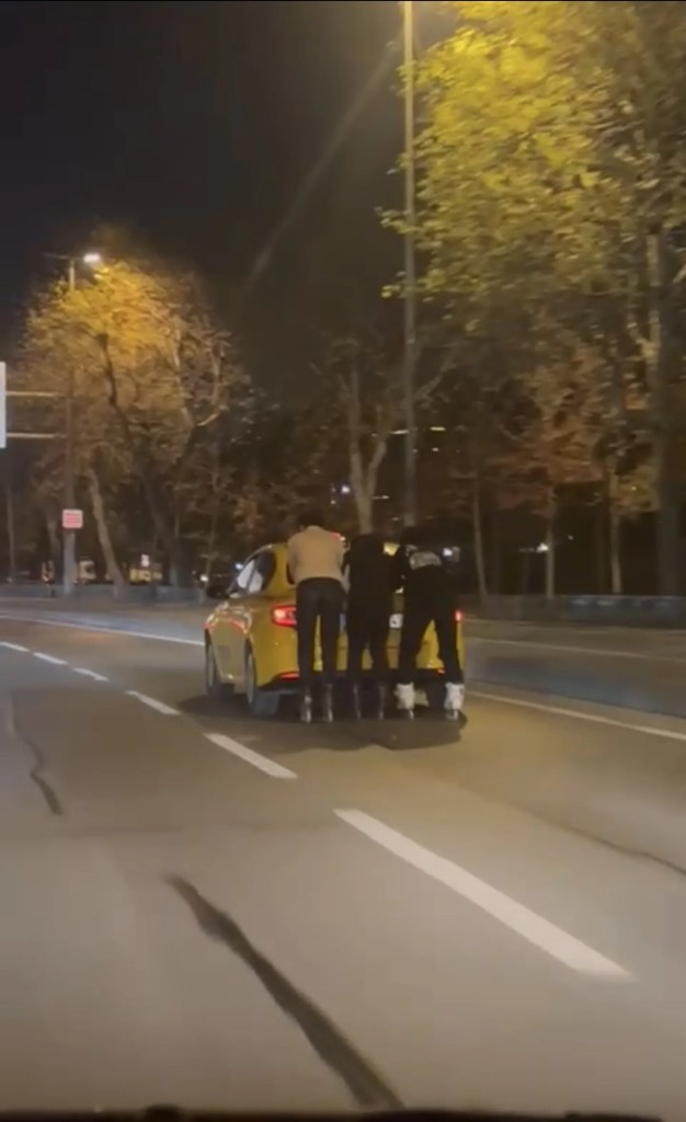Maltepe'de Patenli Gençlerin Tehlikeli Yolculuğu