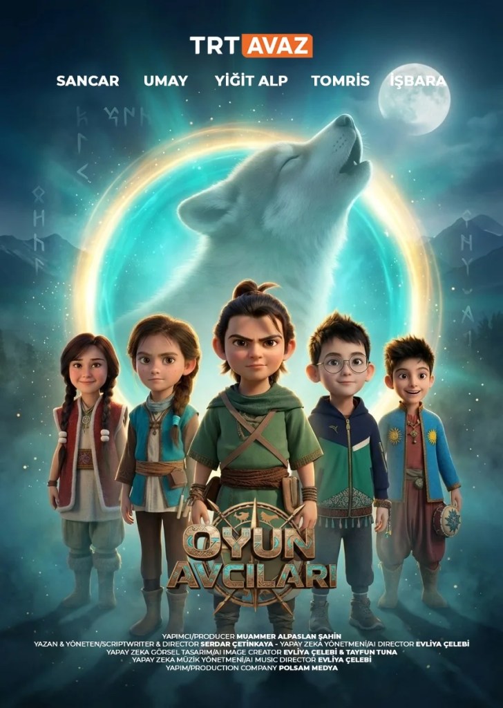 Yapay Zekayla Üretilen Çizgi Film Oyun Avcıları Yayında