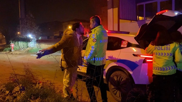 İnegöl'de Alkollü Motosiklet Sürücüsünün Arkadaşı Gözaltına Alındı