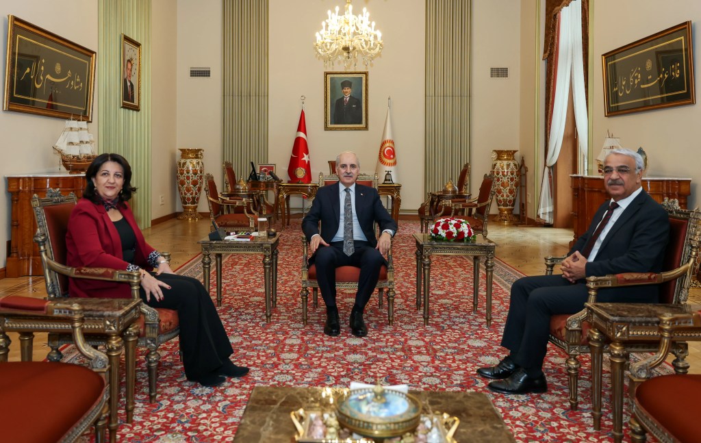 TBMM Başkanı Kurtulmuş, İmralı Heyetini Kabul Etti