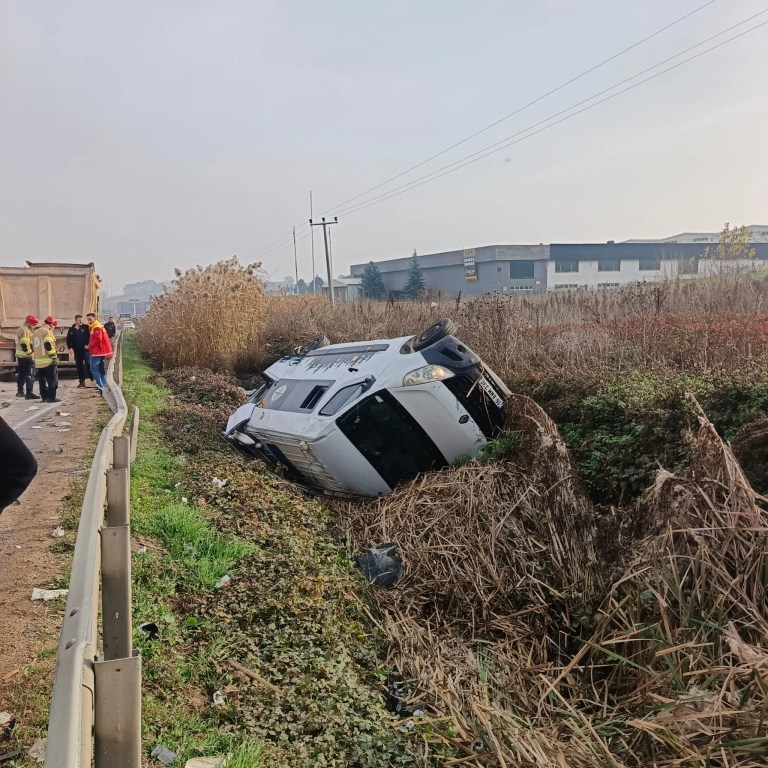 Karavan Kazasında Sürücü Yaralandı