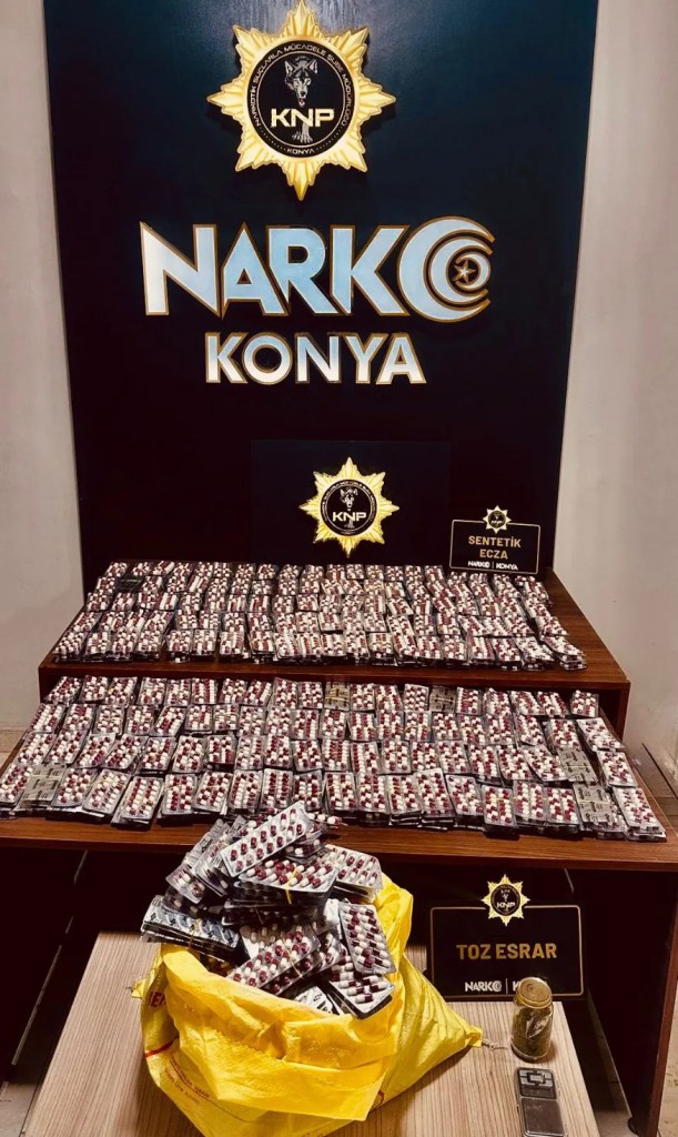 Konya'da Uyuşturucu Operasyonlarında 110 Kişi Tutuklandı