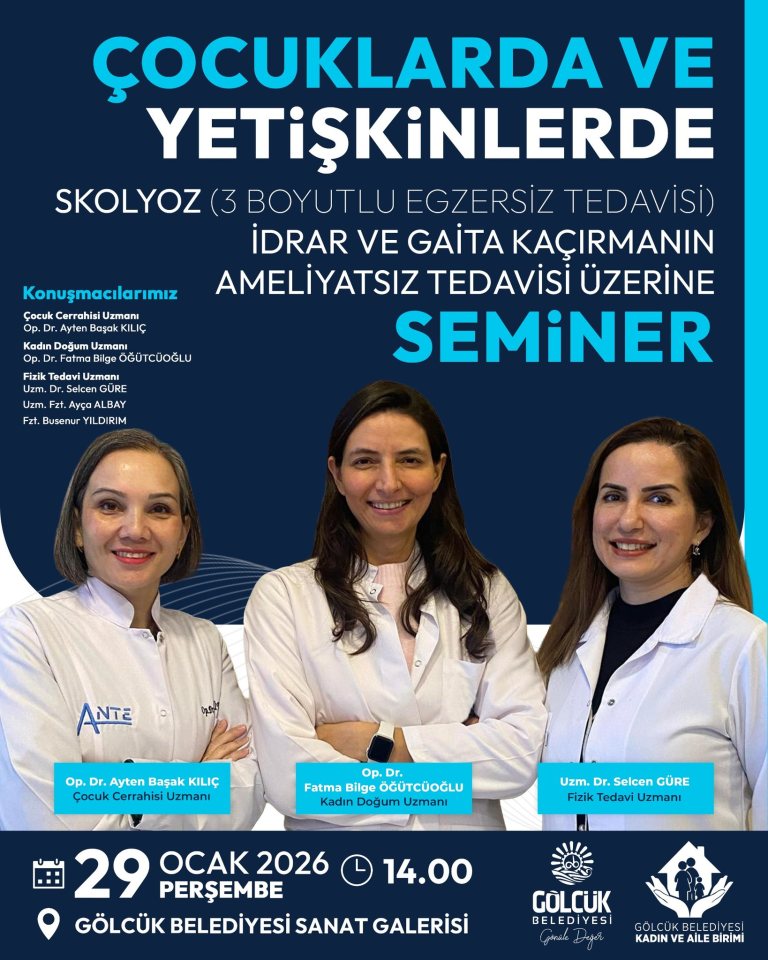Gölcük’te Sağlık Seminerleri Bilinçlendiriyor!