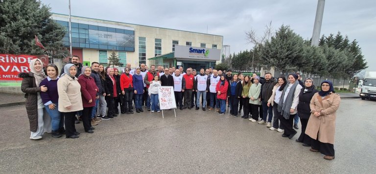 Gebze’de Grevdeki İşçilere Destek Ziyareti!