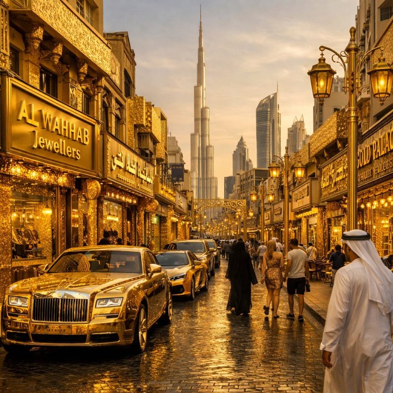 Dubai’de İlk ‘Altın Sokak’ İnşa Edilecek!