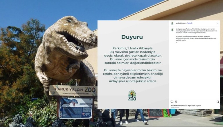 Darıca Hayvanat Bahçesi Kış Molasında!