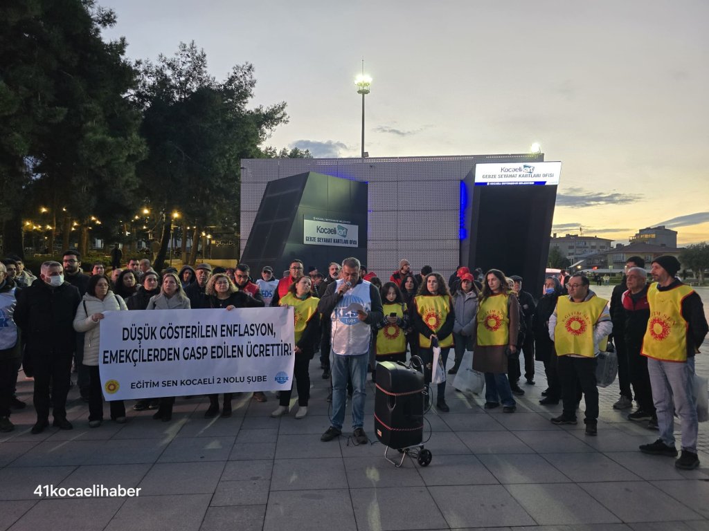 Kocaeli’de TÜİK Protestosu: Yoksulluk Gerçek!