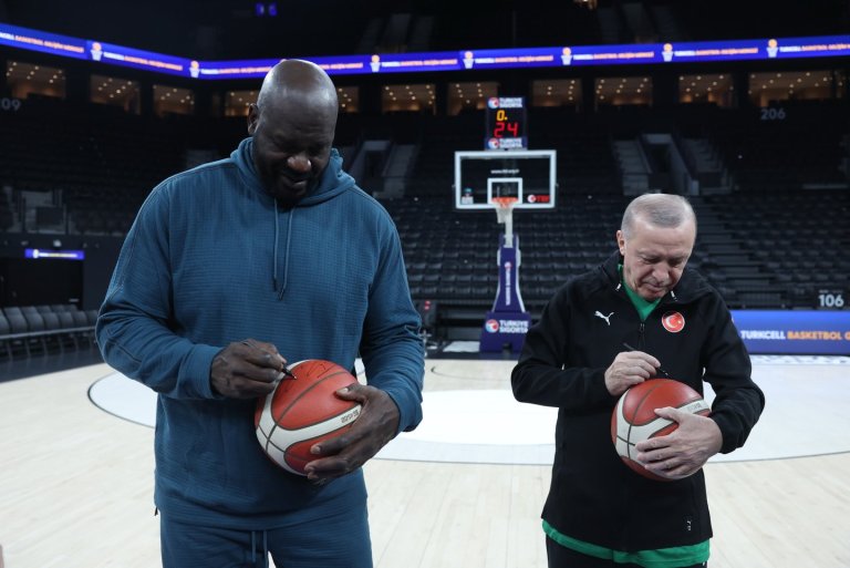 Cumhurbaşkanı Erdoğan ve Shaquille O’Neal Buluştu!