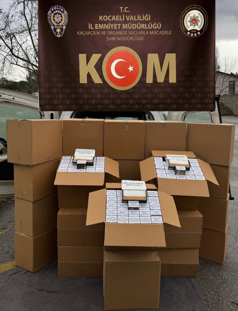 Körfez’de Kaçak Makaron Operasyonu!