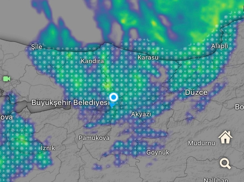 Kocaeli’de Yeni Yılın İlk Sabahı Karla Uyandı!