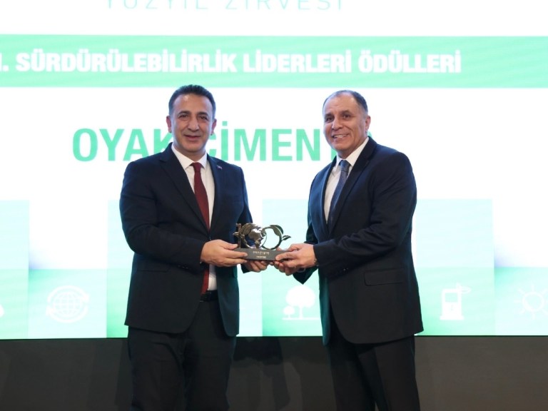 OYAK Çimento’ya Sürdürülebilirlik Ödülü!