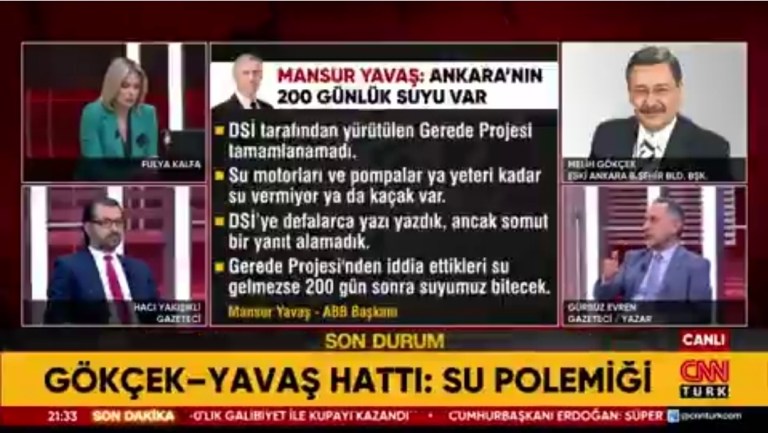 CNN Türk Canlı Yayınında Gergin Anlar!