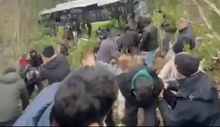 Kartepe Zirve Yolu’nda Otobüs Kazası!