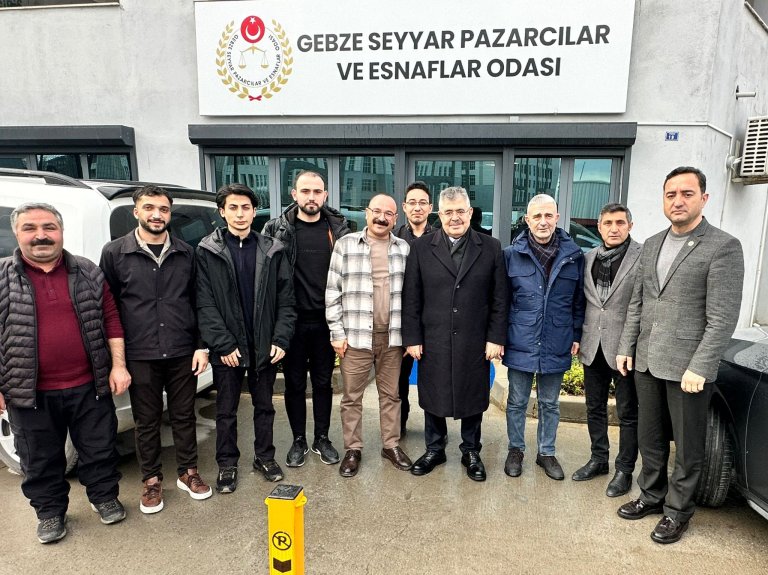 Tipioğlu Gebze’de Pazarcılar Odası’nı Ziyaret Etti!