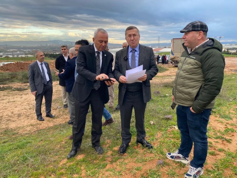 Çöp tesisi projesine karşı mahallede inceleme