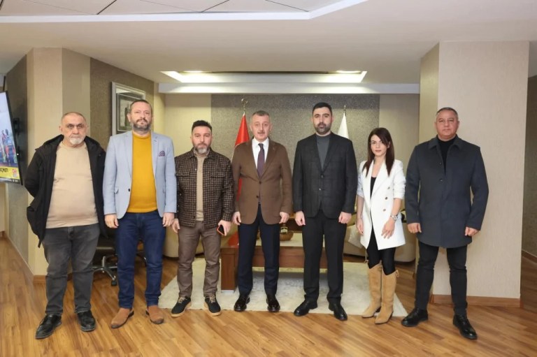 Gazeteciler Cemiyeti’nden Başkan Büyükakın’a ziyaret