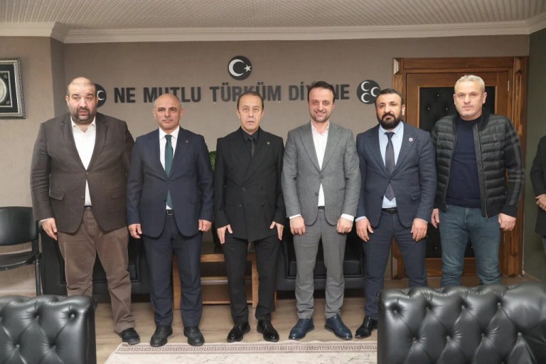 Körfez’de Cumhur İttifakı’ndan MHP İl Başkanlığı’na ziyaret
