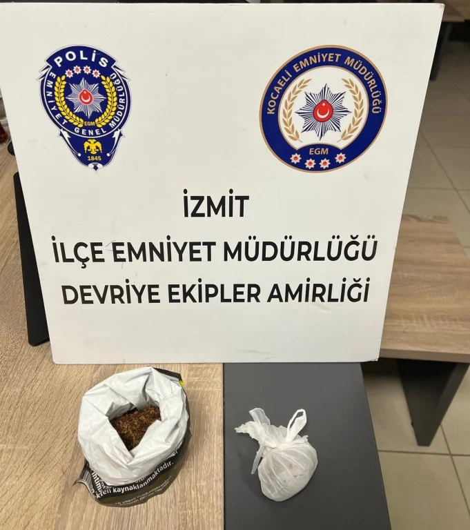 Şüpheli üzerinde uyuşturucu madde bulundu!