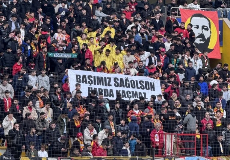 Kayserispor taraftarından anlamlı destek
