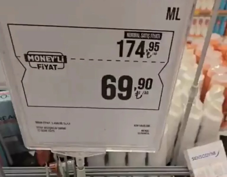 Aynı üründe iki farklı fiyat şaşkınlığı