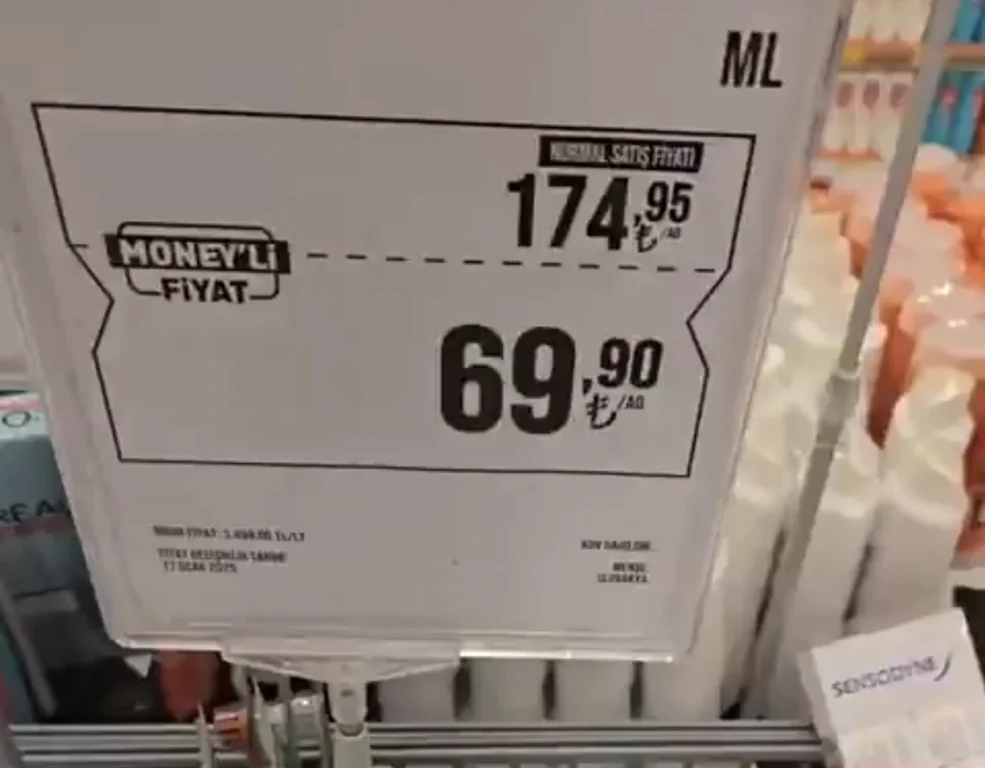 Aynı üründe iki farklı fiyat şaşkınlığı