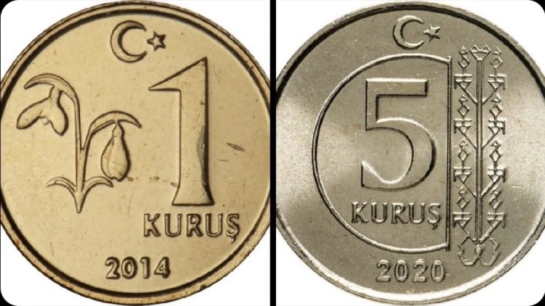 1 ve 5 kuruşluk madeni paralar tarihe karışıyor