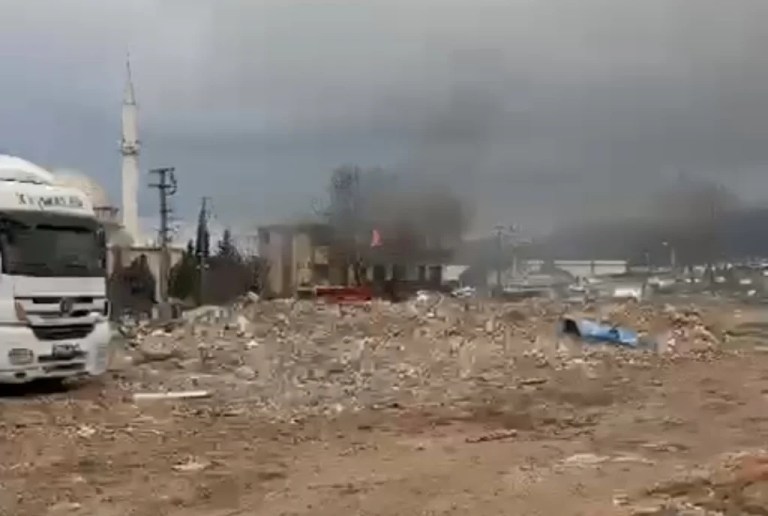 Körfez’de Kentsel Dönüşüm Alanında Yangın!