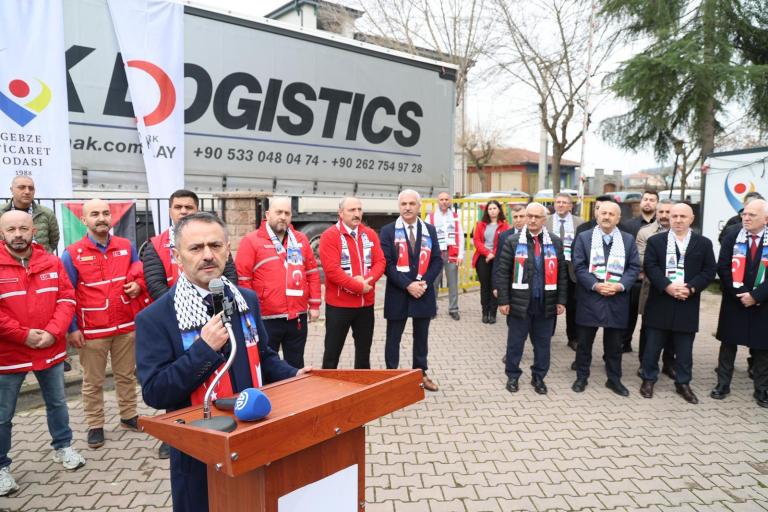 Gebze’den Gazze’ye Yardım TIR’ları Yola Çıktı!