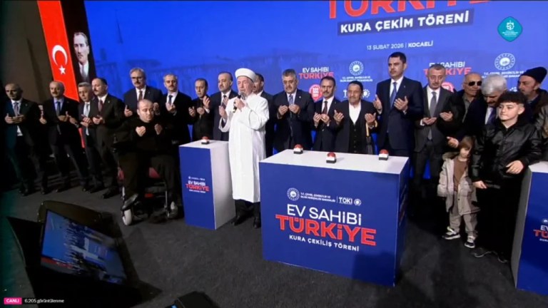 TOKİ kura çekiminde heyecan doruktaydı