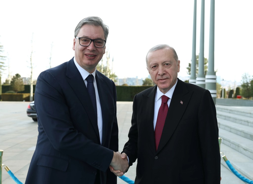 Erdoğan Sırbistan Cumhurbaşkanı Vucic'i Ankara'da Ağırladı