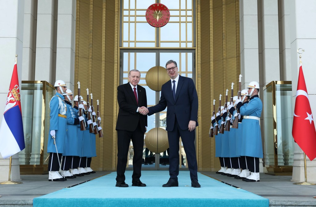 Erdoğan Sırbistan Cumhurbaşkanı Vucic'i Ankara'da Ağırladı