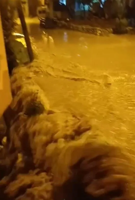 Hatay'da Sağanak Yağış Sele Neden Oldu